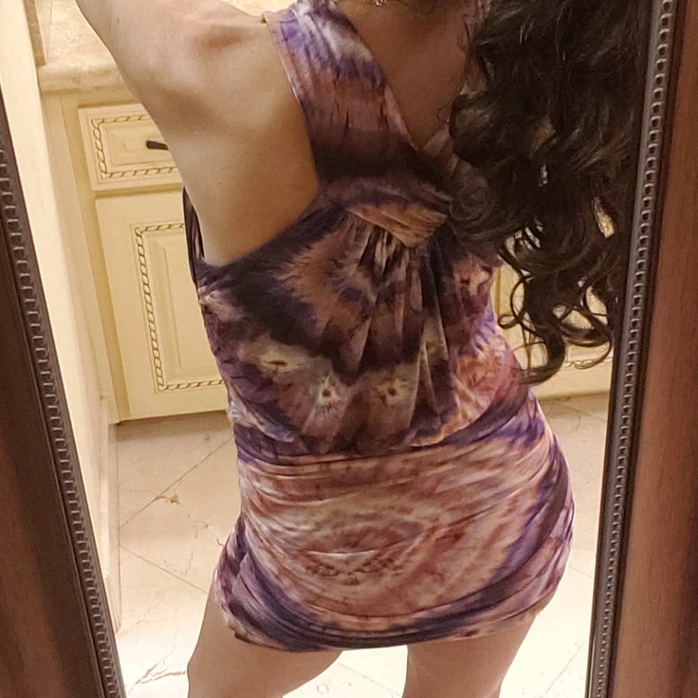 Young Fabulous & Broke tye-dye mini dress, XS - Picture 6 of 16